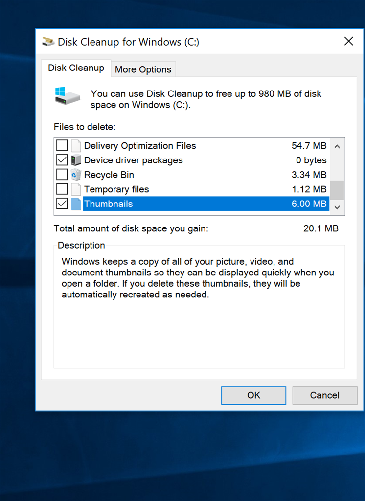 Thumbnail cache keeps rebuilding every time automatic maintenance runs ...
