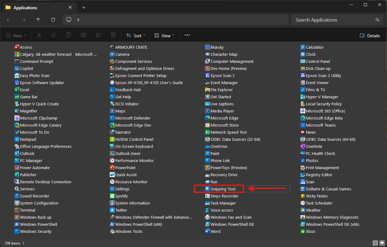 Grab a Screenshot/Snip Image from the Past - Microsoft Q&A