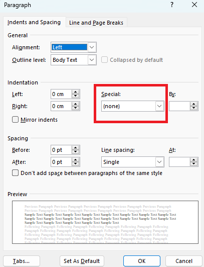 Mysterious indent appeared out of nowhere in word - Microsoft Q&A