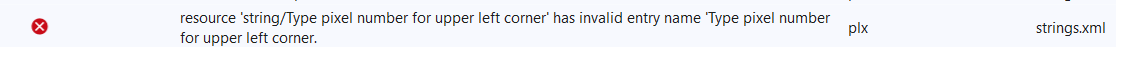 stringerror