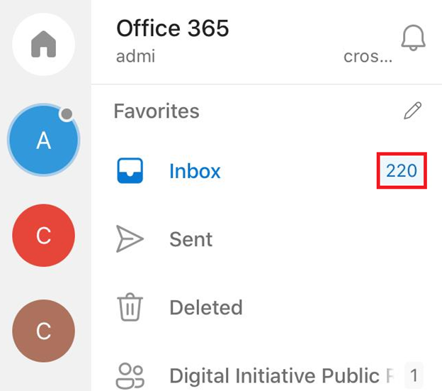 iOS Outlook App - Badge Notification - Microsoft Q&A
