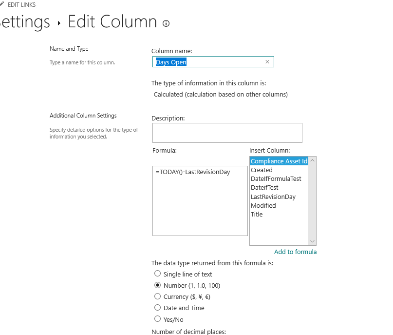 DATEIF not working on MS Lists - Microsoft Q&A