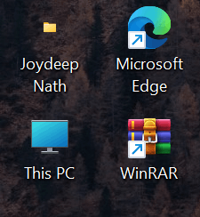 My user file icon suddenly got small and I can't turned into the ...