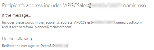 O365 Group Email Rules - Microsoft Q&A