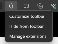 Edge Ui is missing buttons - Microsoft Q&A