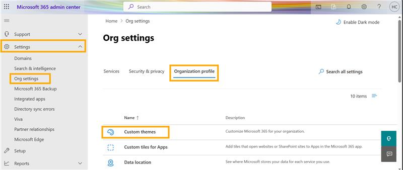 Company Office Theme not Appearing - Microsoft Q&A