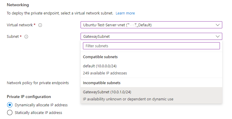 restrict access to VPN only on Azure storage account - Microsoft Q&A