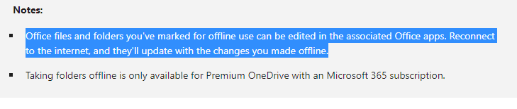 Version 2.52 Excel/One Drive - needed to edit files offline - Microsoft Q&A