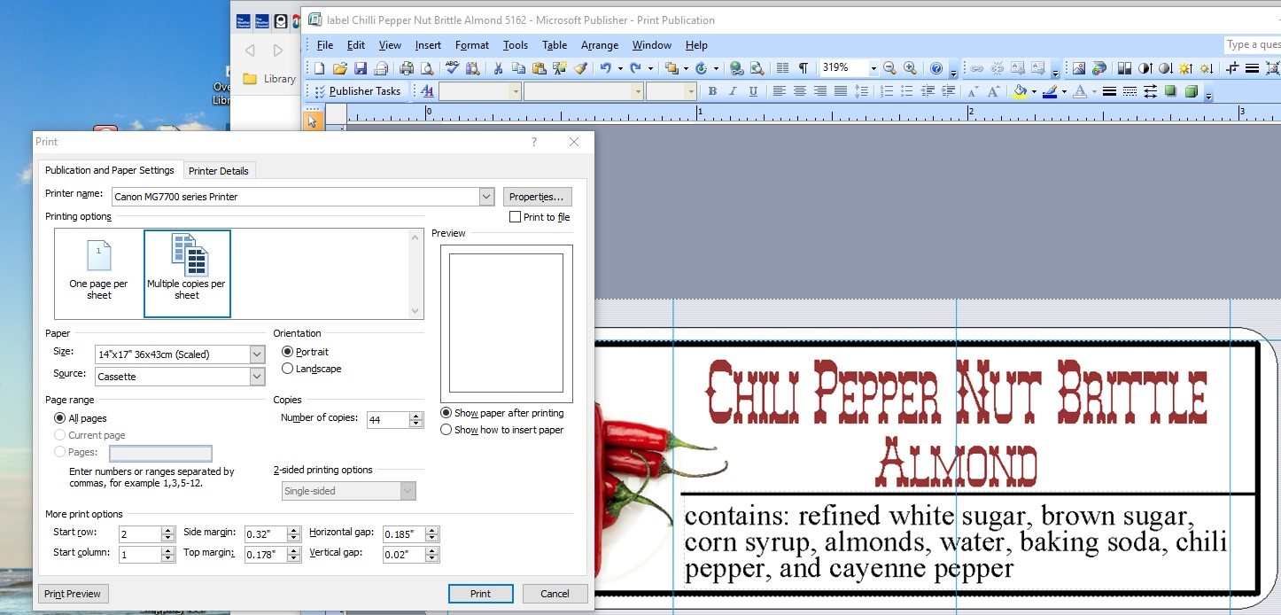 how to create a label in Publisher 2021, help! - Microsoft Q&A