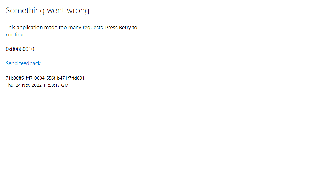 Issue in 'Advanced App Settings' - Microsoft Q&A
