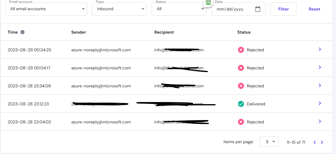 Email from azure-noreply@microsoft.com are blacklisted! - Microsoft Q&A