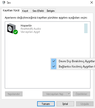 Kullanıcının resmi