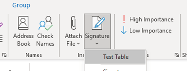 How to Add Table when you repling to mail WITHOUT POP OUT - Microsoft Q&A