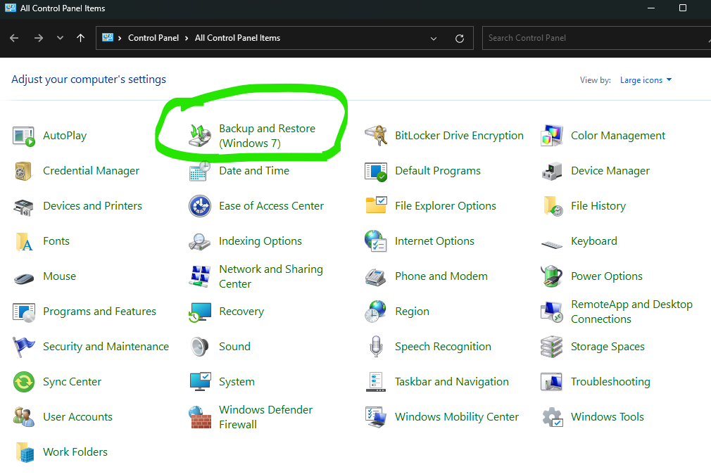 Why do I see Windows 7 restore on my Windows 11 lap top? - Microsoft Q&A
