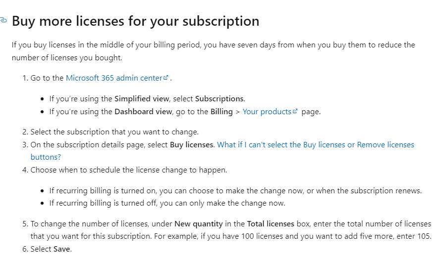 Microsoft Business 365 - adding new license purchased in friends&family ...