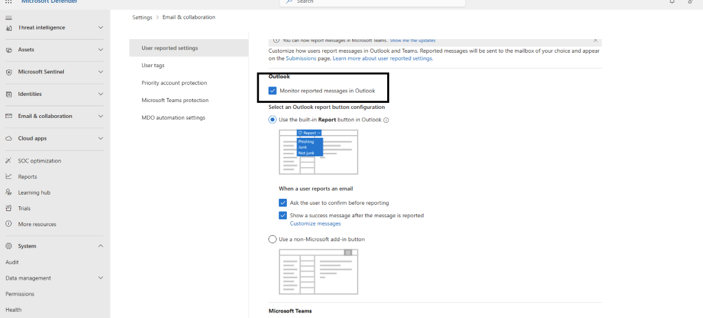 Outlook-Web - I mark a Junk email as 
