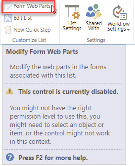 How to modify "Default New Form" of an SharePoint classic list ...