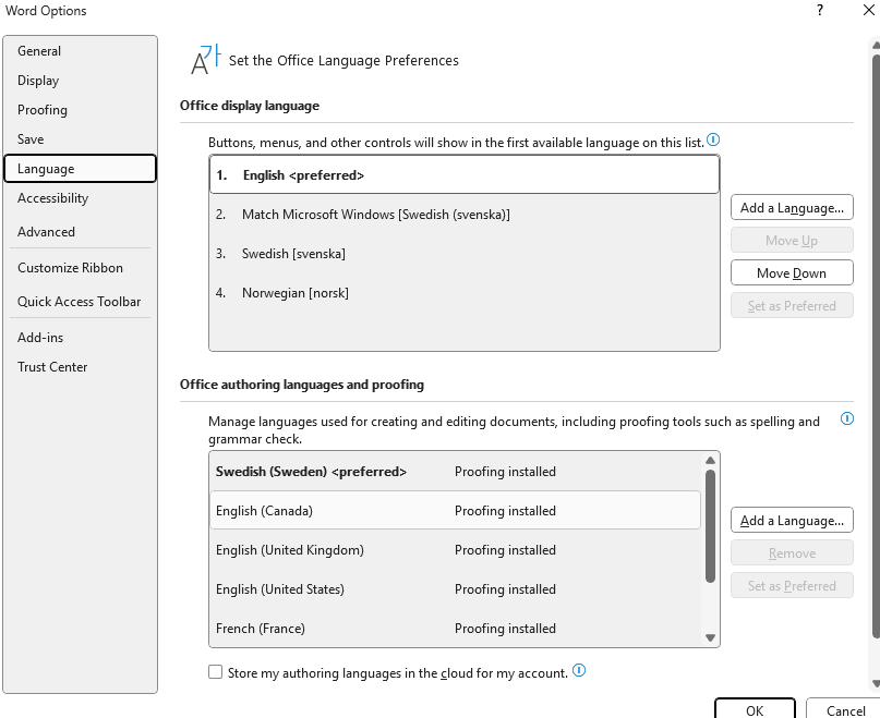 Proofing Tools Disappeared - How to Get Them Back? - Microsoft Q&A