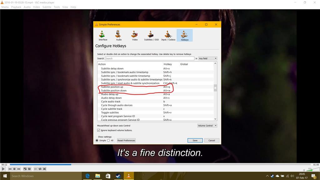 Movies and TV app change subtitles position - Microsoft Q&A