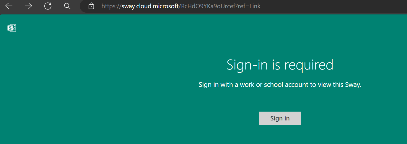 Microsoft sway: integration of blog entries in a sway used in the ...