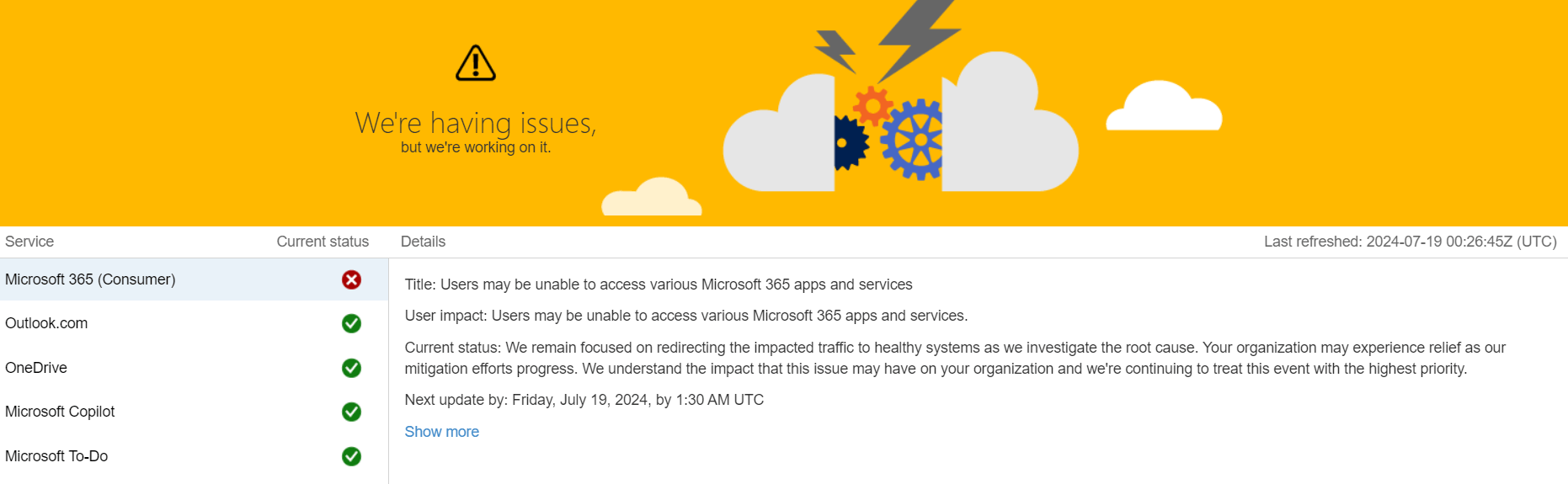 Can't access OneDrive files in the browser - Microsoft Q&A