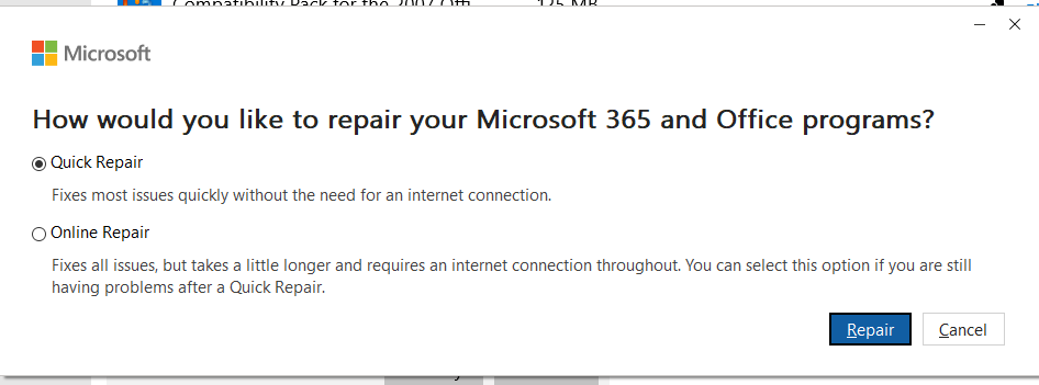 Bad Image Error on Microsoft Word and Excel - Microsoft Q&A