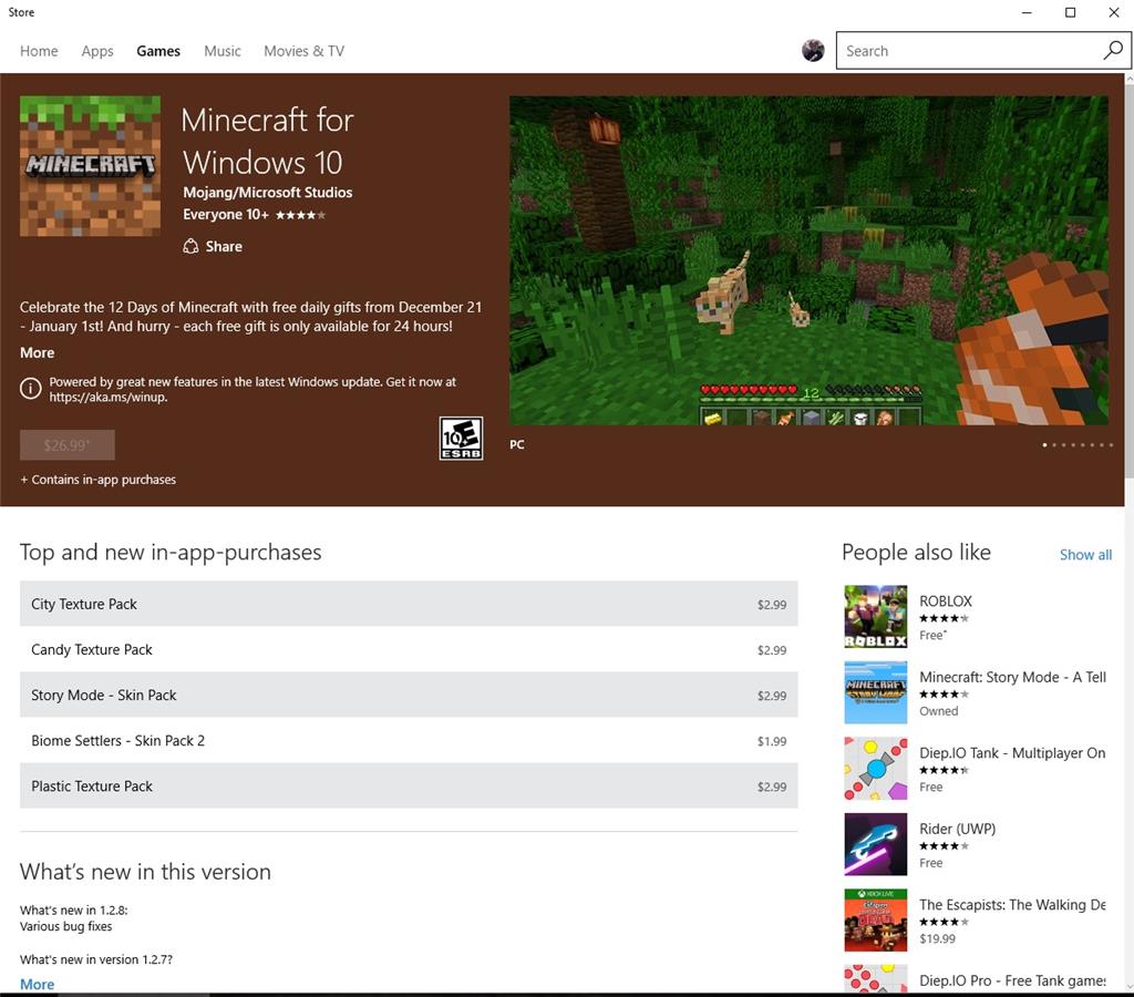 Minecraft: 