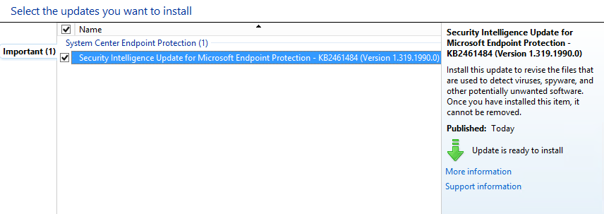 Clients in WSUS at 99% due to Mircosoft Defender updates Not installing ...
