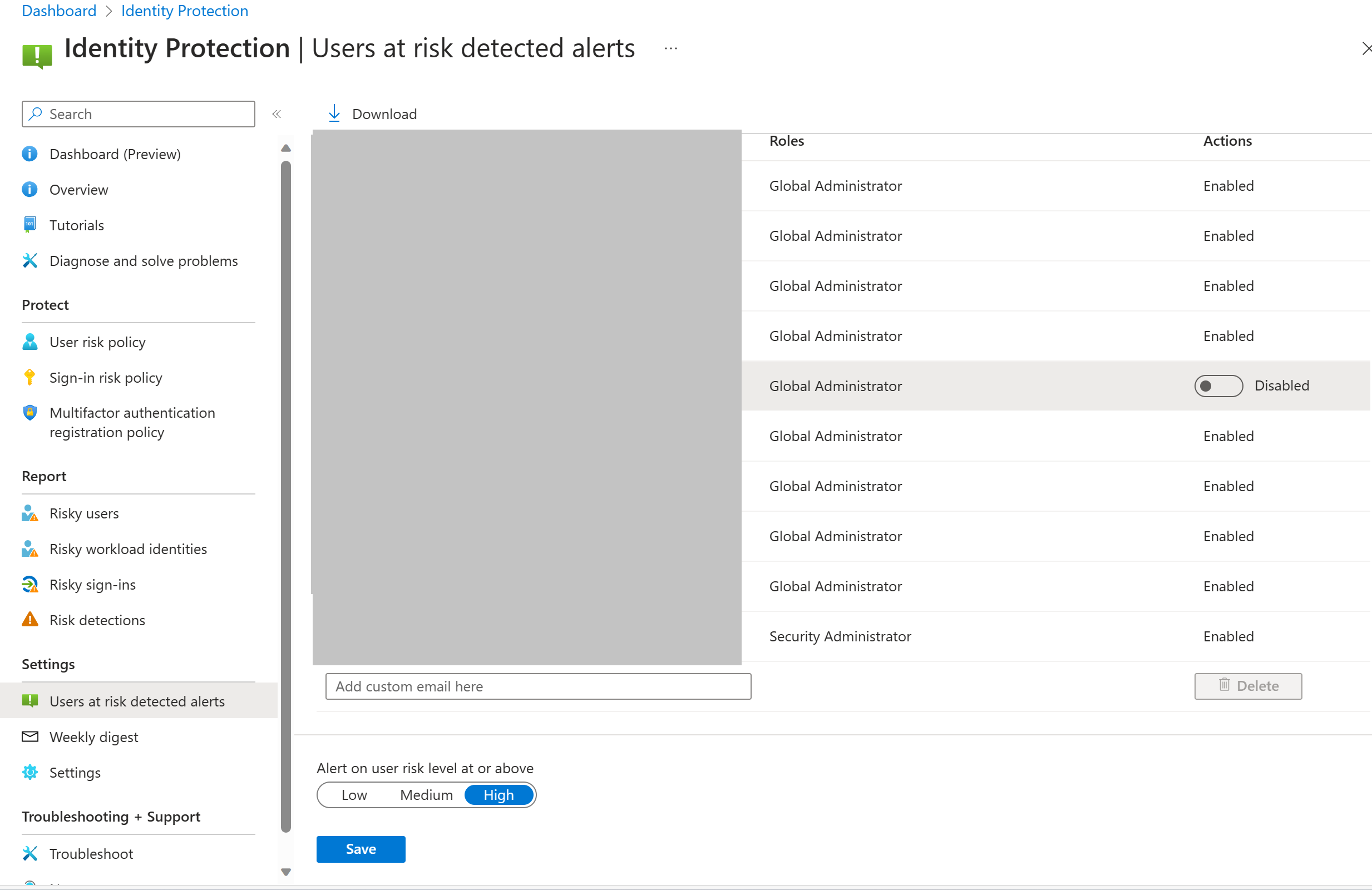 About sign-in and risky user report notification - Microsoft Q&A