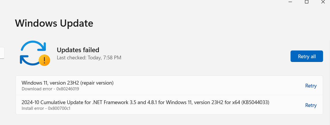 windows updates are failing, how to fix - Microsoft Q&A