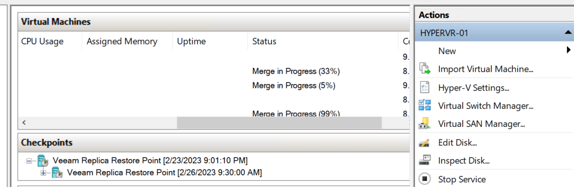 hyperv merge too long