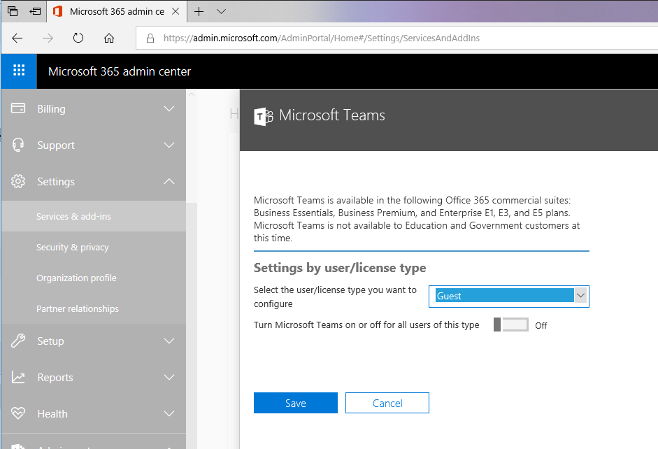 Guest Access for Teams on Trial Version - Microsoft Q&A