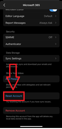 Outlook app on iPhone is unable to connect to my account - Microsoft Q&A