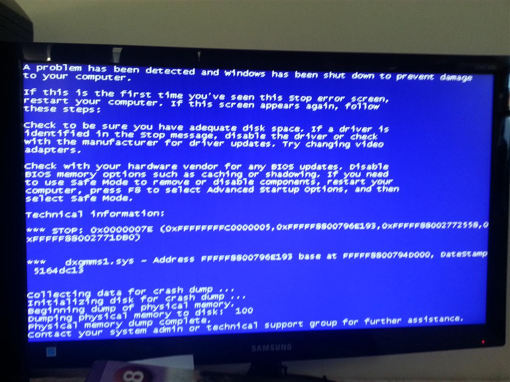 Bluescreen errors - Microsoft Q&A