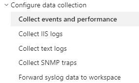 which logs that agent can't collect in log analytics workspace ...