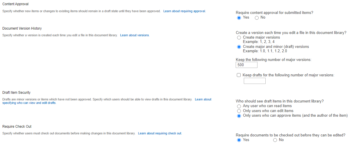 SharePoint Check In Comments Missing - Microsoft Q&A