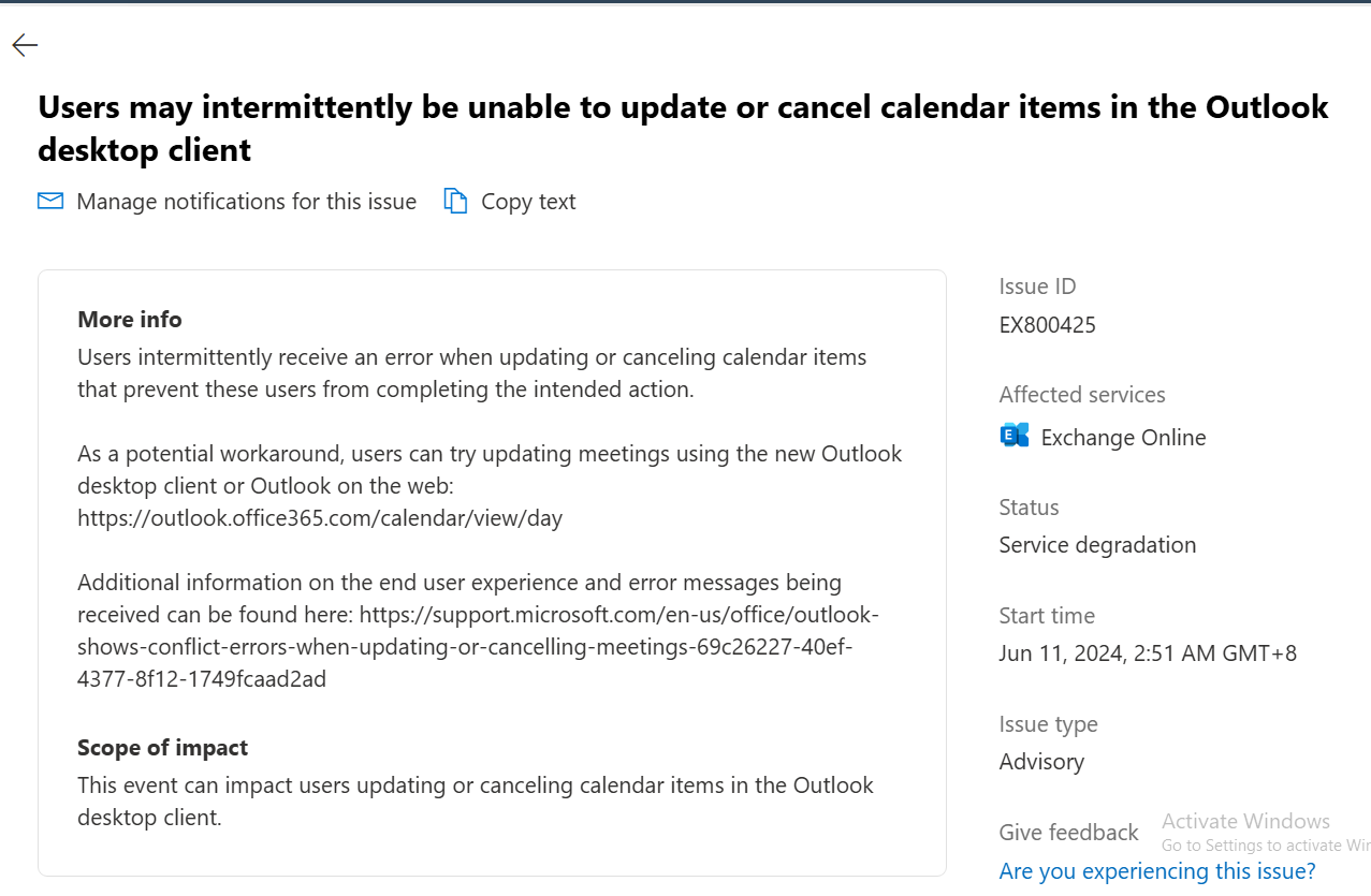 issue-with-response-to-outlook-appointments-not-showing-on-my-end