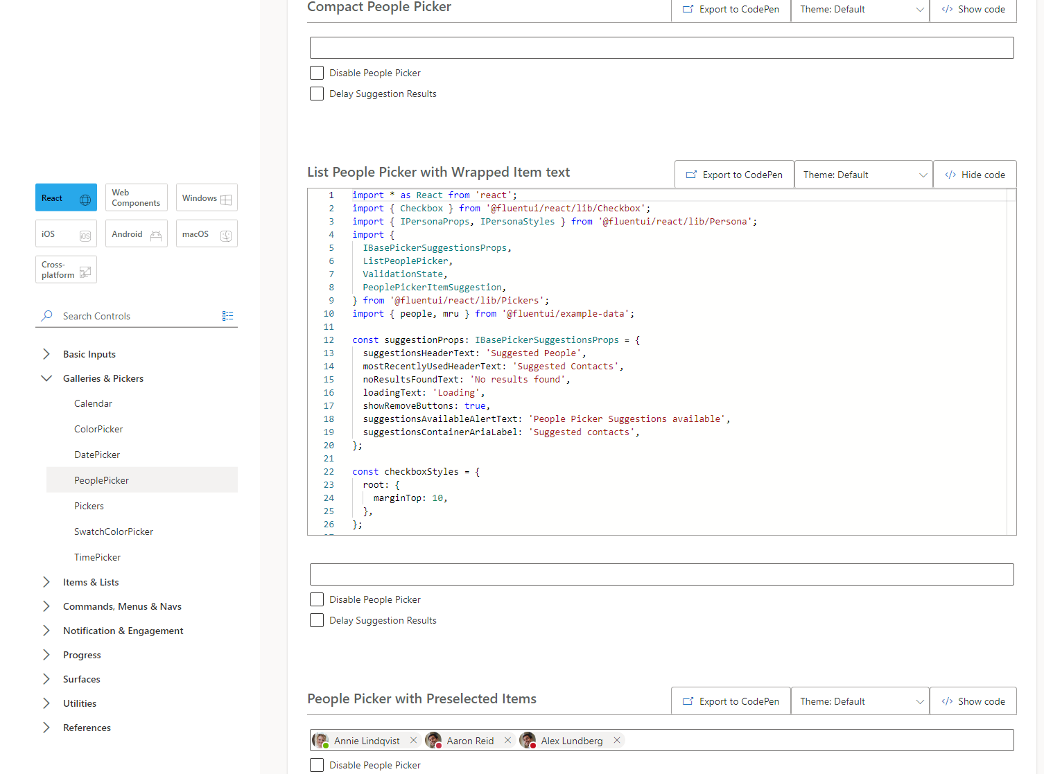 People Picker in SPFx Form Customizer - Microsoft Q&A