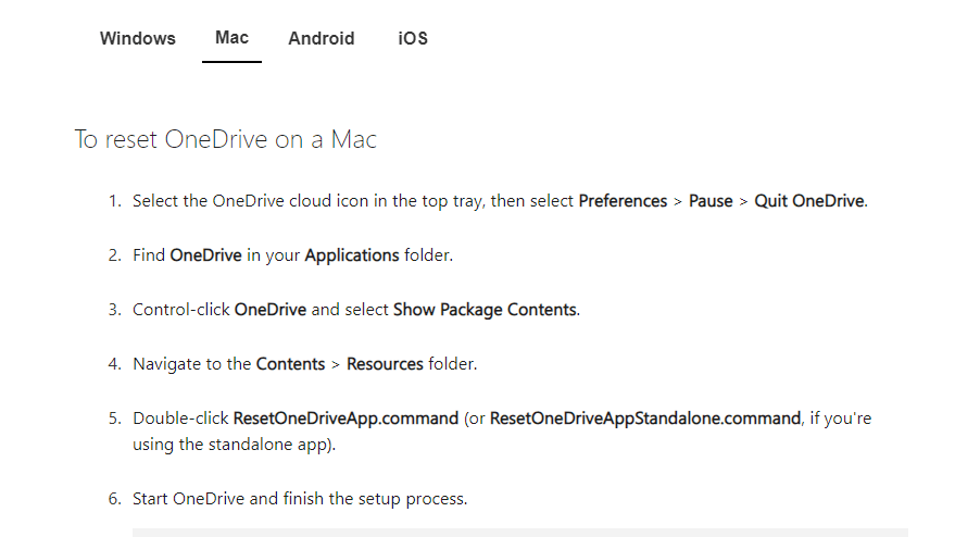 OneDrive for mac error -93 - Microsoft Q&A