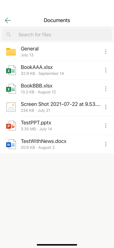 Opening an Office file in SharePoint Mobile App gives 