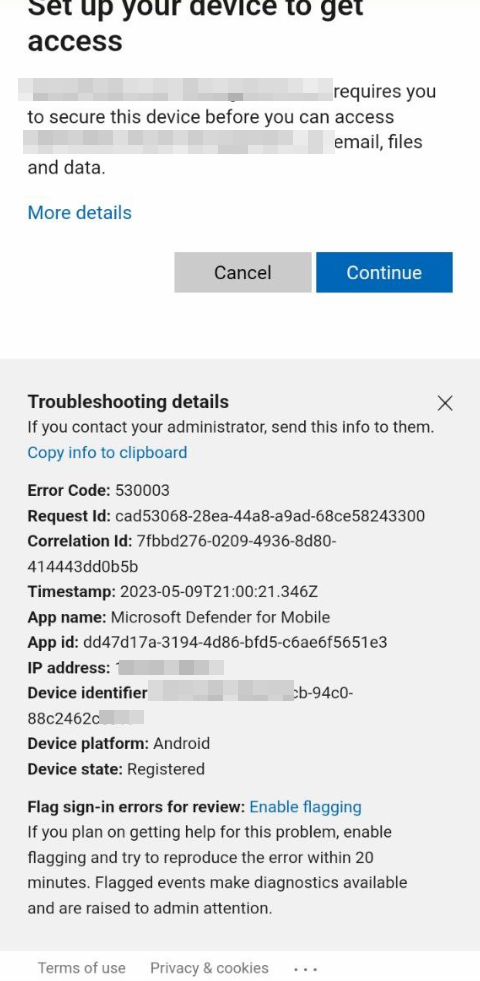 Deploy Defender for business on mobile devices without enrollment and  company portal - Microsoft Q&A