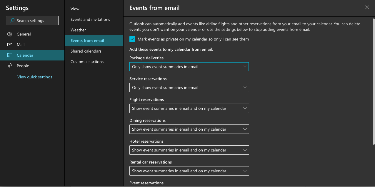 Adding Supported Senders for Calendar Events - Microsoft Q&A