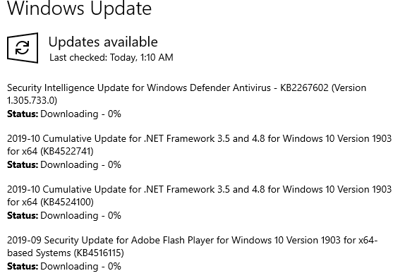 Windows Updates stuck at 0% - Microsoft Q&A