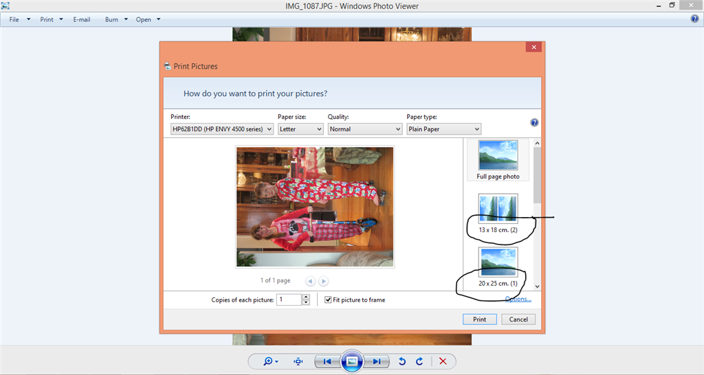 Printing and Picture size with Windows Print Pictures - Microsoft Q&A