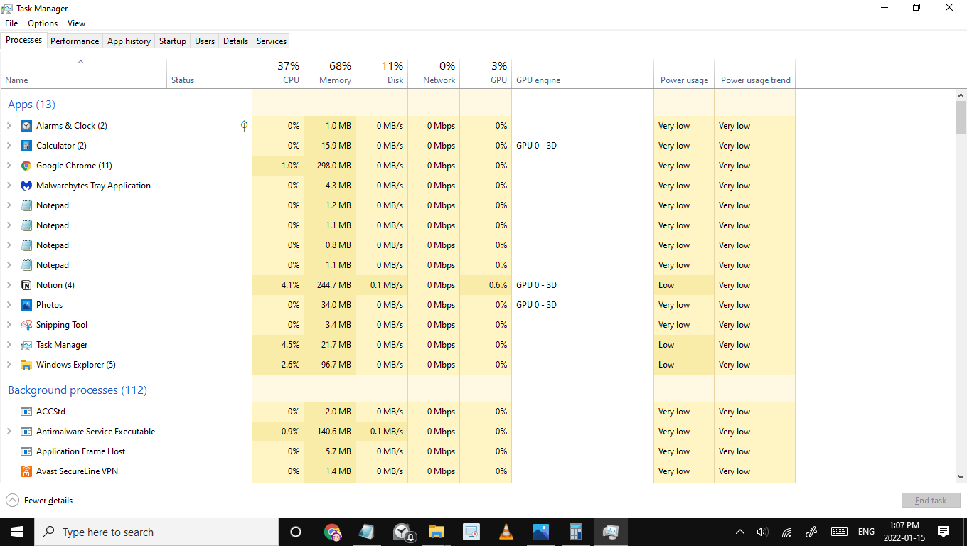 Lower disk usage in task manager, too high. Update driver firmware? 100 ...