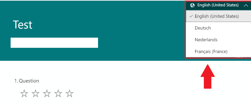 Multilanguage does not work in my survey - Microsoft Q&A