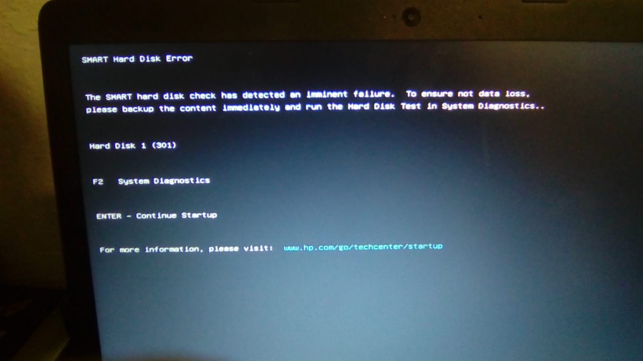 smart hard disk error - Microsoft Q&A