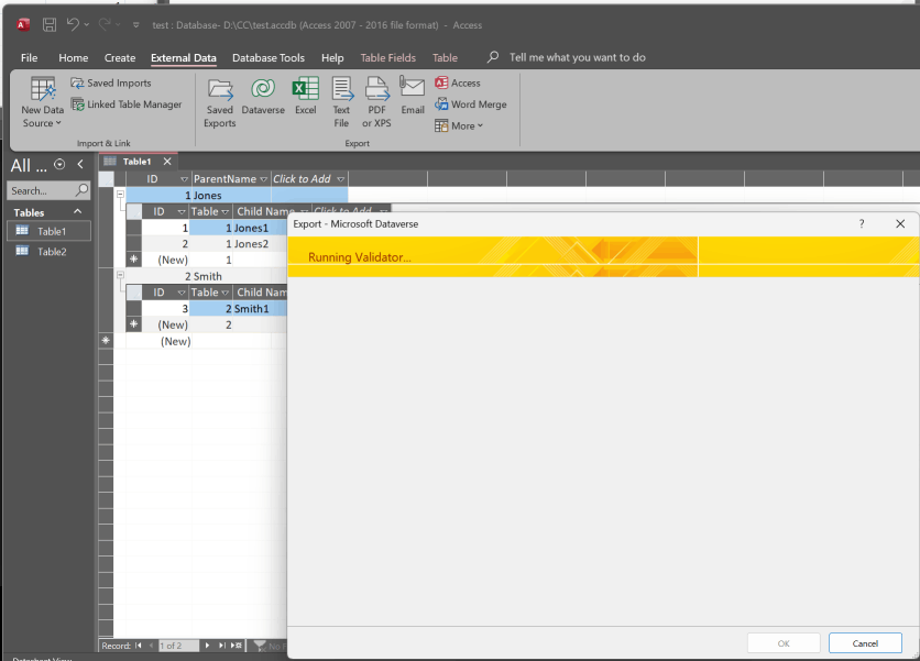 How to export MS Access tables to Dataverse? - Microsoft Q&A