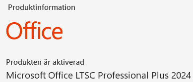 Office activation