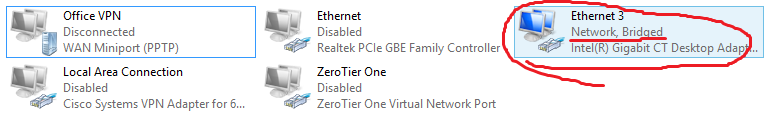 Created a network bridge with a single network adapter; now unable to ...